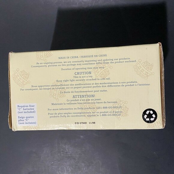 Vintage Dolly Noah's Parade Musical Crib Light Nursery Bedtime Baby - Picture 8 of 9